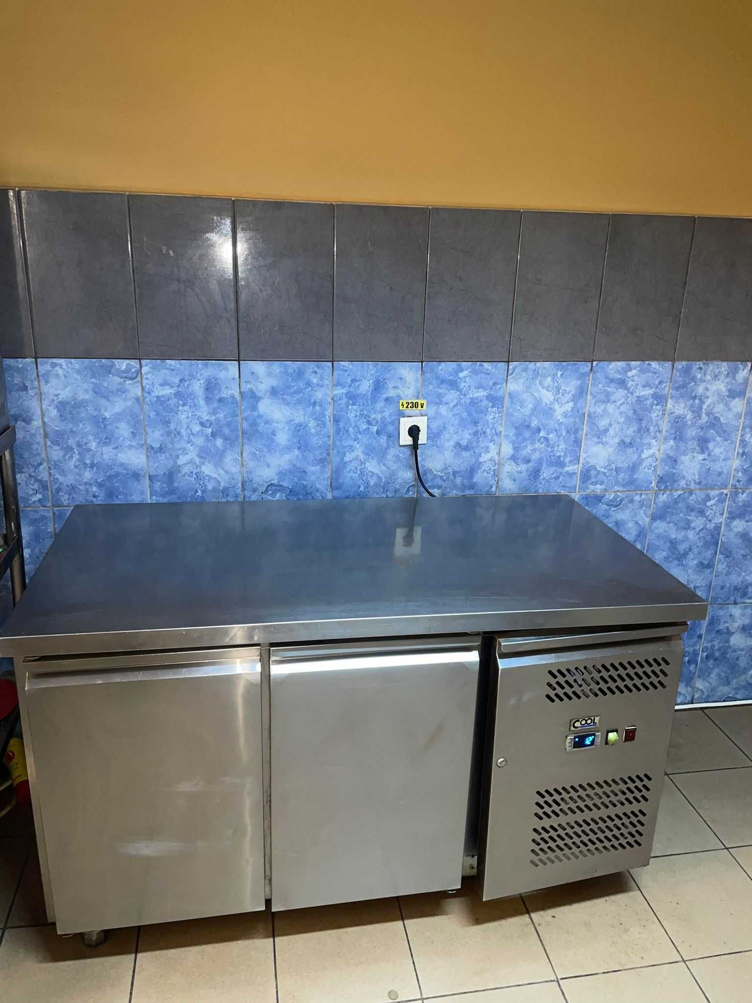 Masa de inox cu frigider (frigorifica)