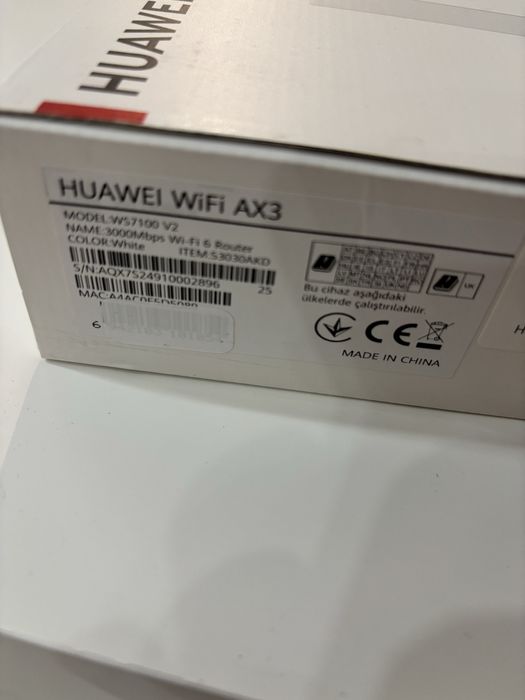 Router Wireless HUAWEI WiFi AX3 WS7100-20, 3000Mbps