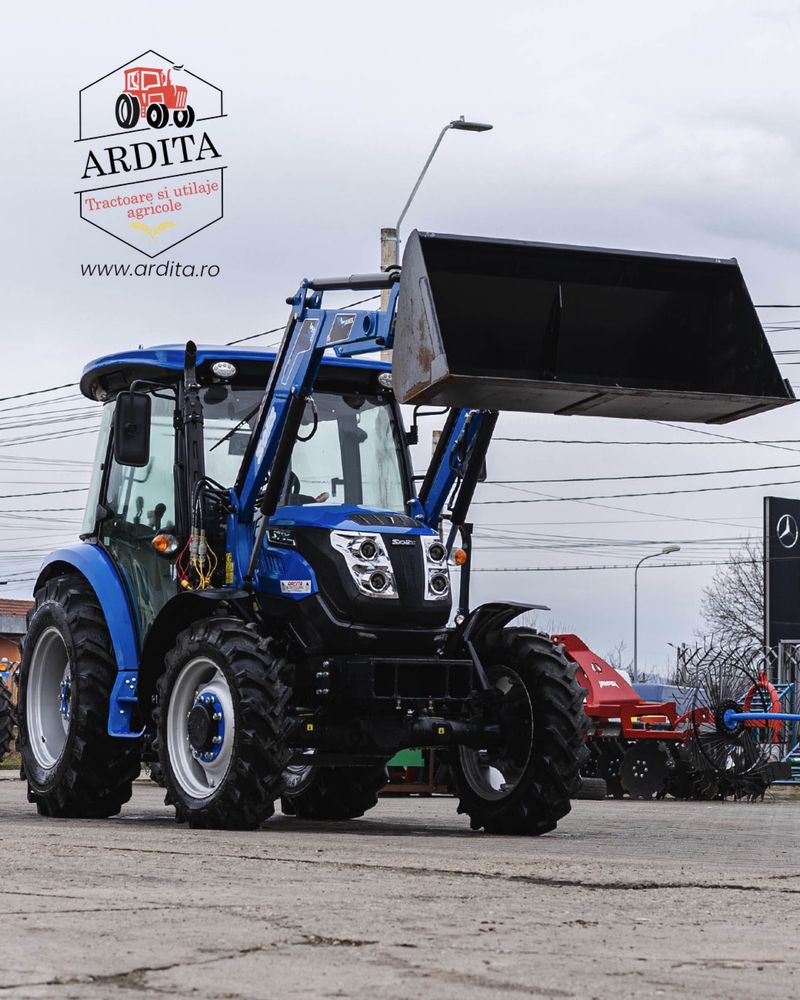 Tractor Solis 50 Cp cu cabina si incarcator frontal Ardita BH