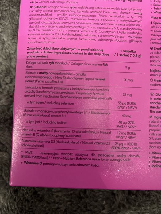 Cutie de pliculete de Collagen