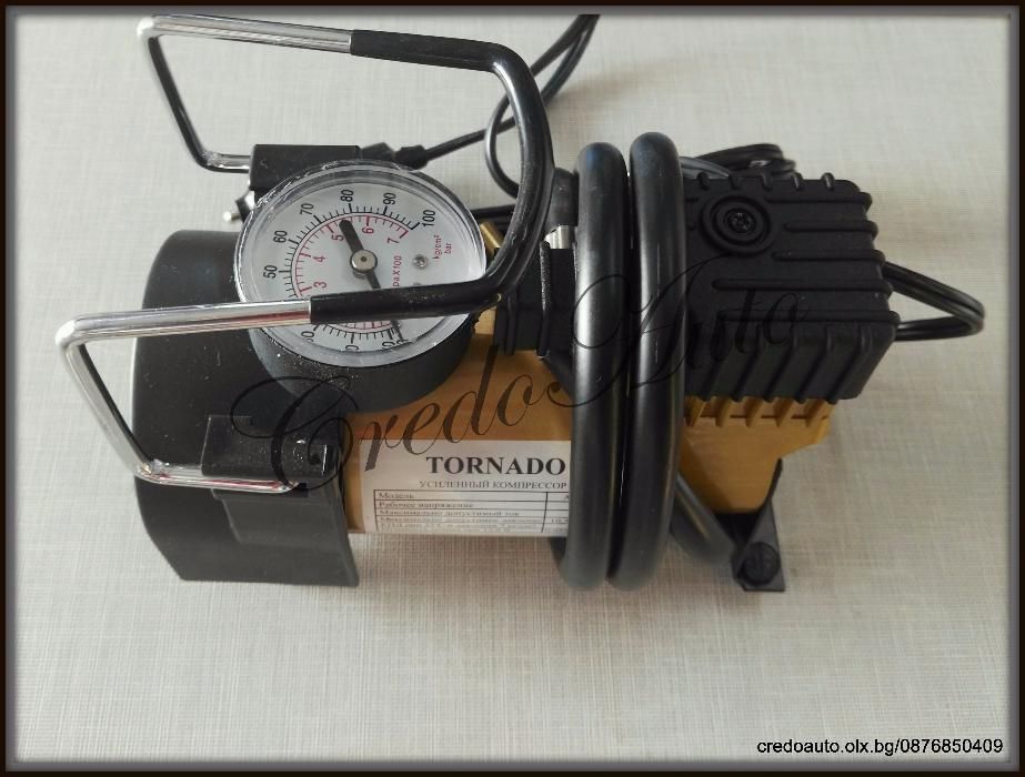 Автомобилен компресо за гуми TORNADO 12V