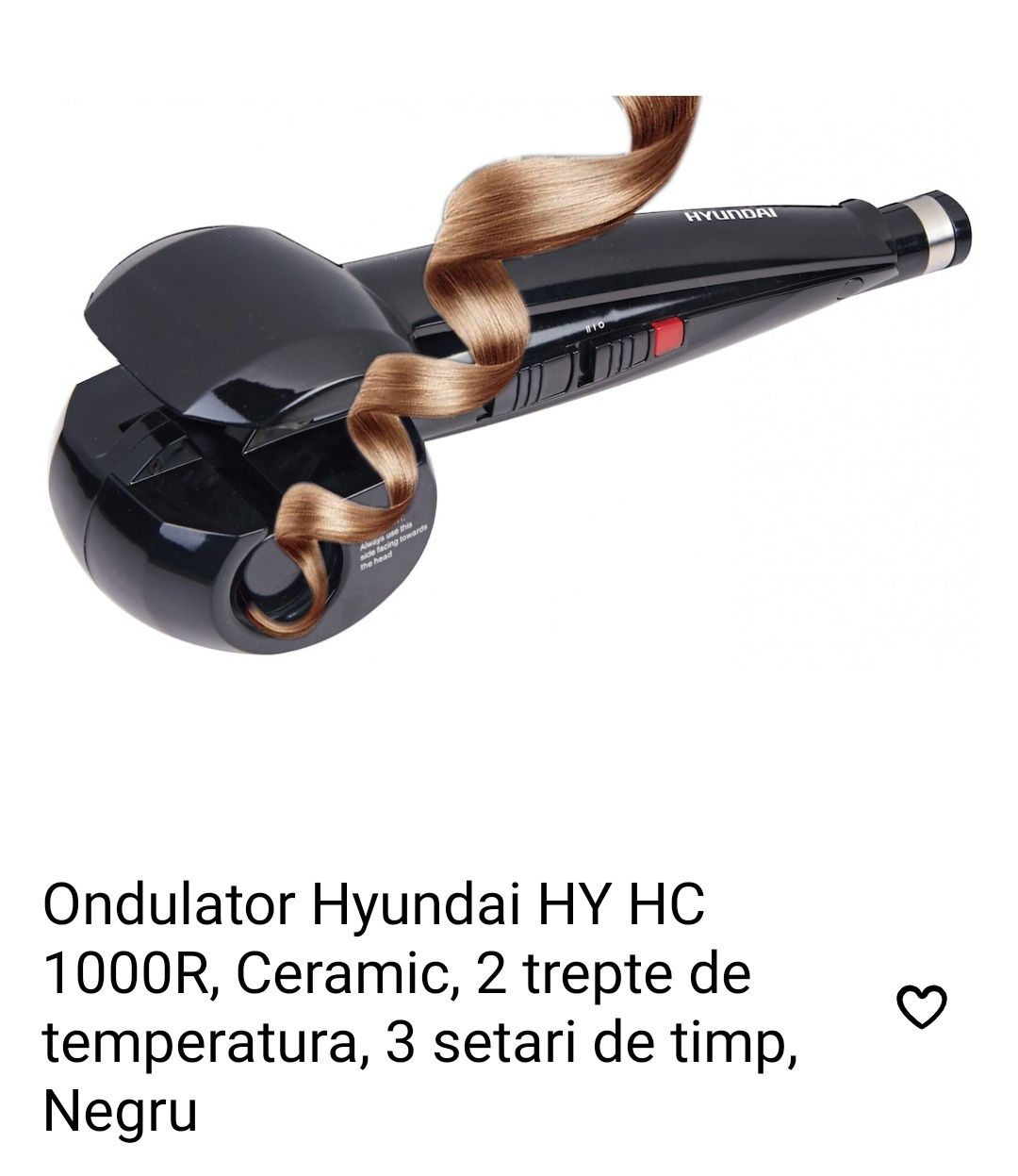 Vând ondulator par