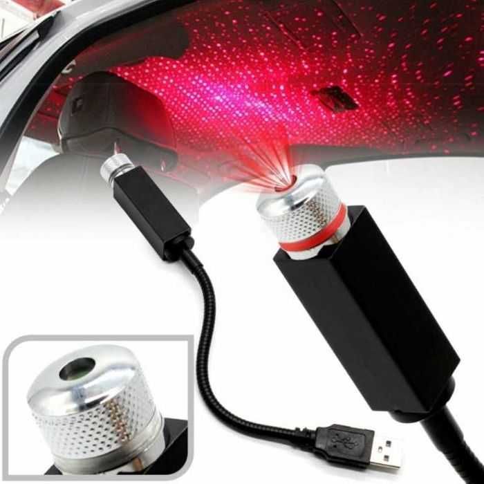 Лазер за кола с USB и разпръскваща светлина*