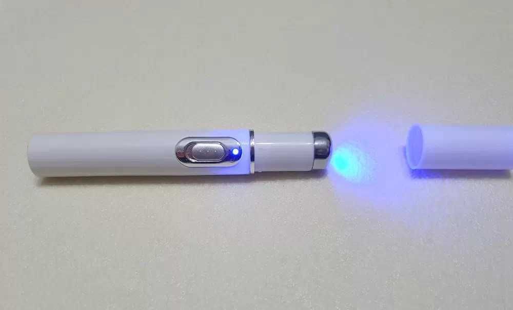 Laser blue light acnee lampa lumina albastra pentru tratament acnee