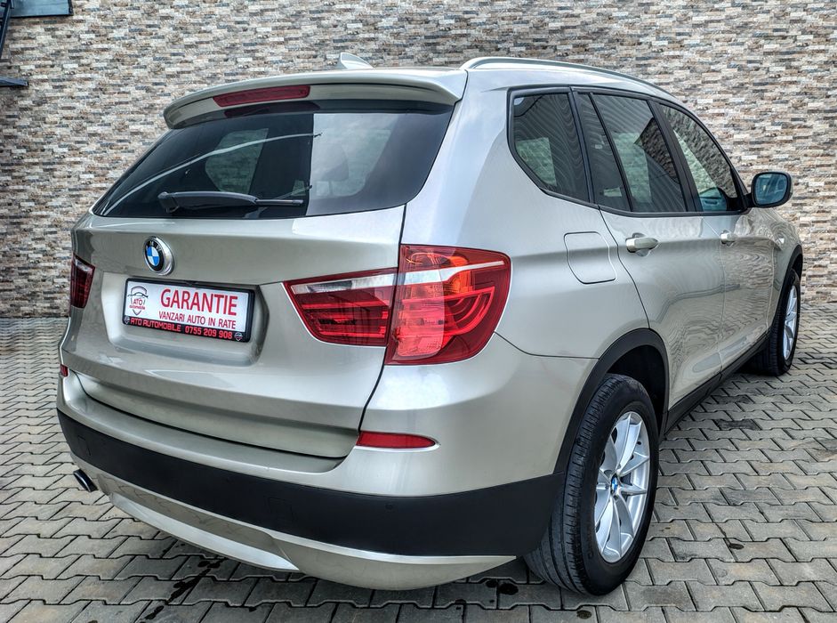 •Bmw X3 BUSINESS Plus~X-Drive-4x4~2.0D~Garantie 2 Ani~Rate cu Avans 0•