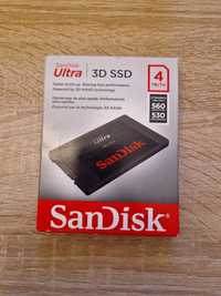SSD 4TB Sandisk ultra 3D SATA-III 2.5 Inch NOU Sigilat Hard disk