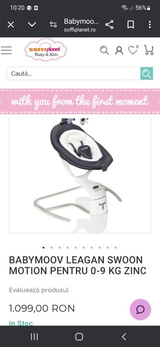 Balansoar electric Babymoov 0-9 kg