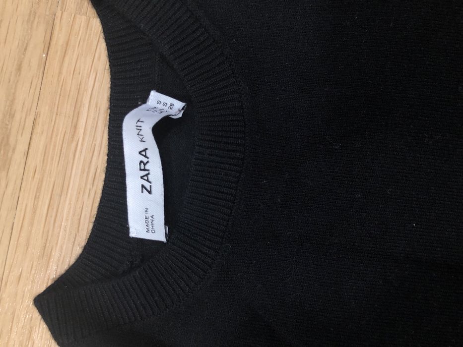 Pulover basic Zara negru S