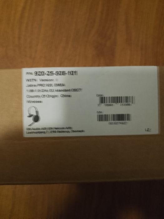 Căști fără fir Jabra PRO 920 EMEA,Noi,Originale