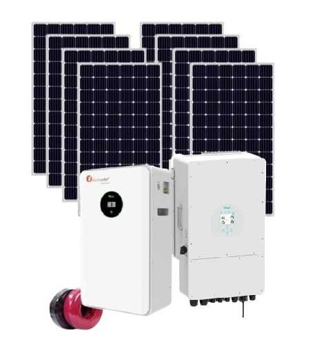 Автономна соларна с-ма 12 kW + Deye 12 kw + 10 kwh батерия - Трифазна