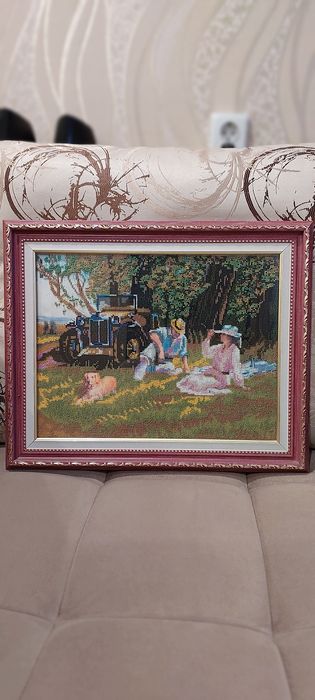 Картина, вышитая бисером