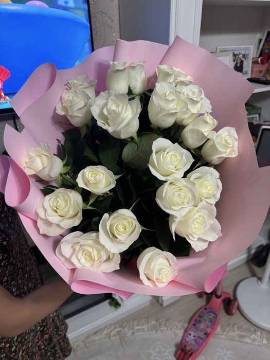 белый букет цветов