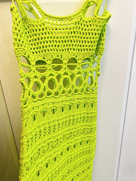 Rochie de plaja, tricotata