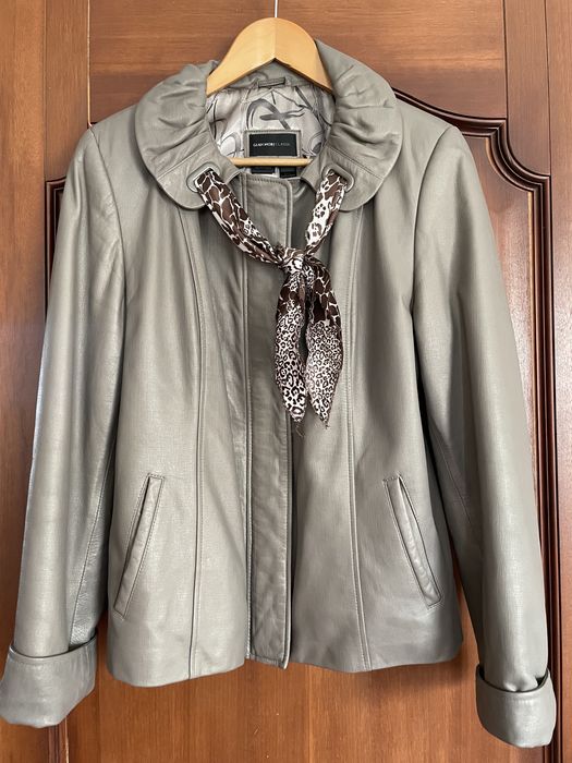 Кожаная куртка б/у