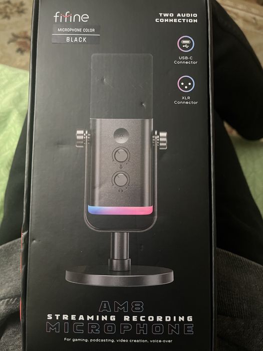 Продам новый микрофон Fifine AM8