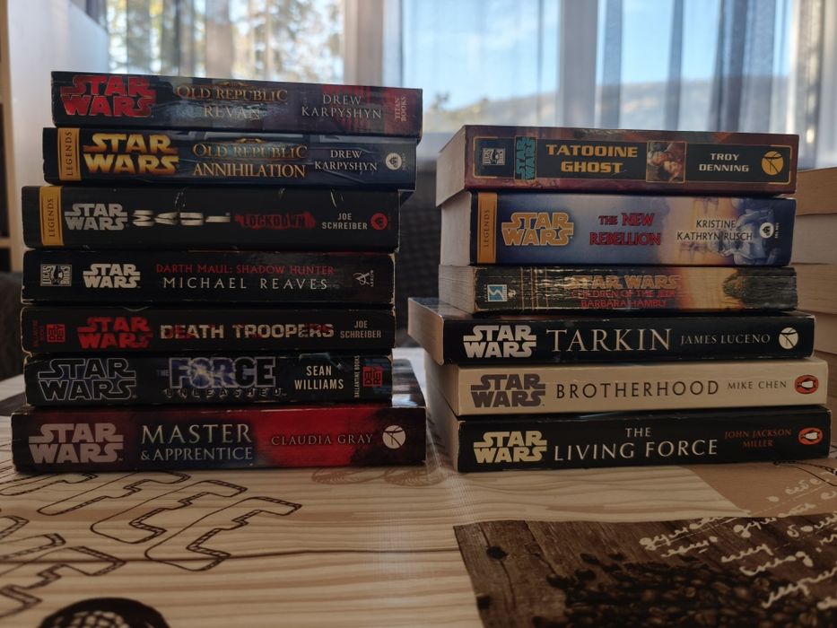 Книги на английски; Star Wars; Jedi; The Force; Dark Side; колекция;