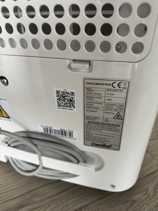 Deumidificator Comfee 20L MDDF-20DEN7 WF