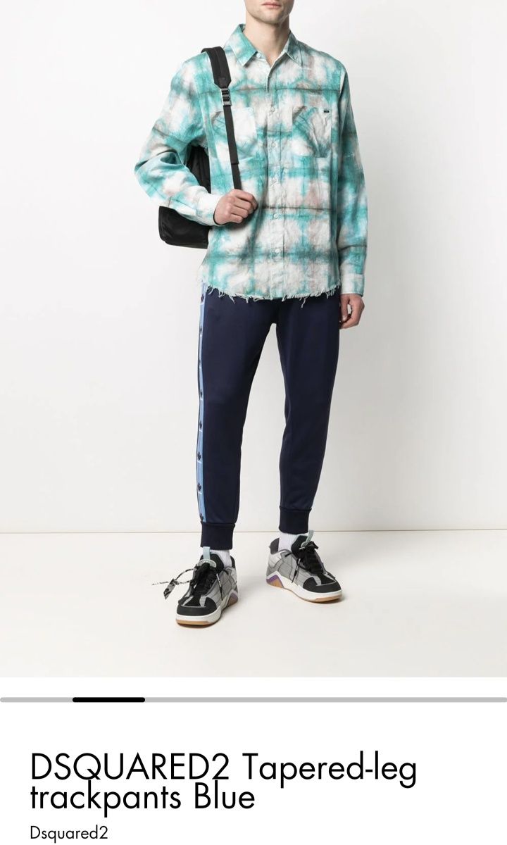 Dsquared Екип Retro tape track jacket & track pants