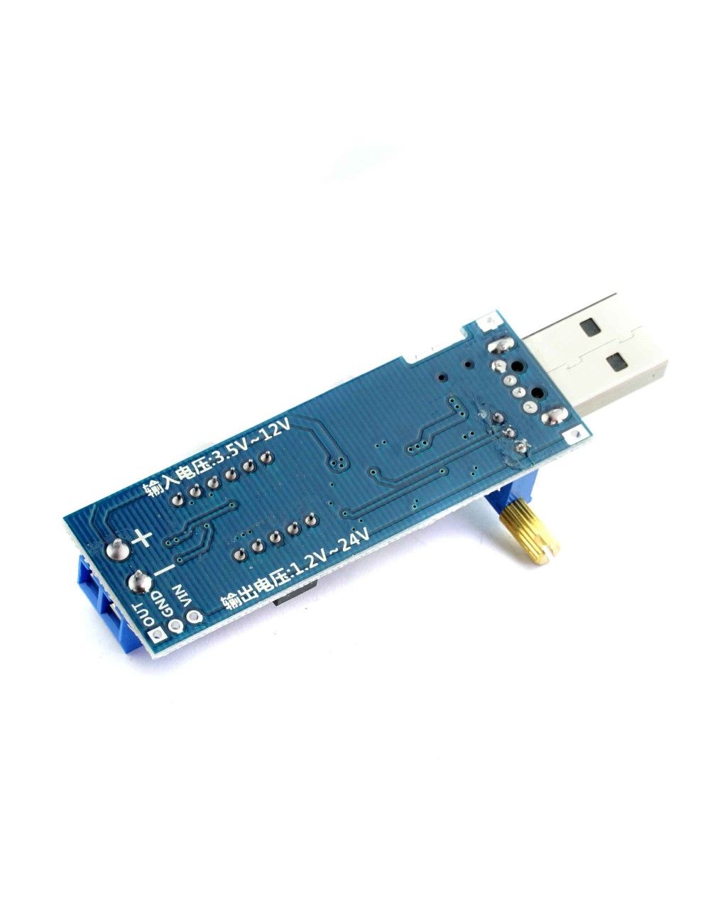 USB Повишаващ/понижаващ преобразувател 5V към 1.5V-24V