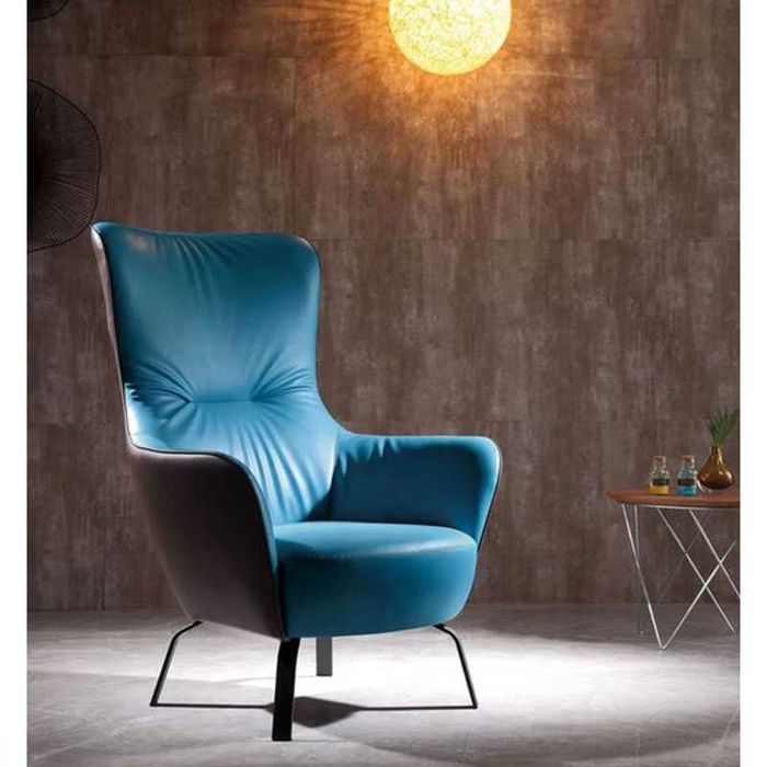 Кресло RFG, Син екокожа