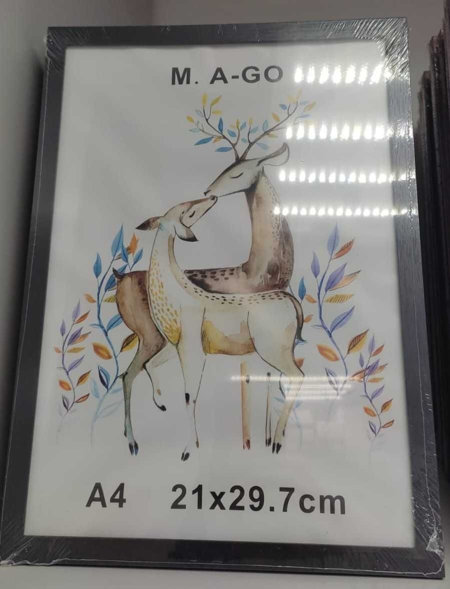 Фоторамки, рамки А5, А4, А3, А2 в ассортименте