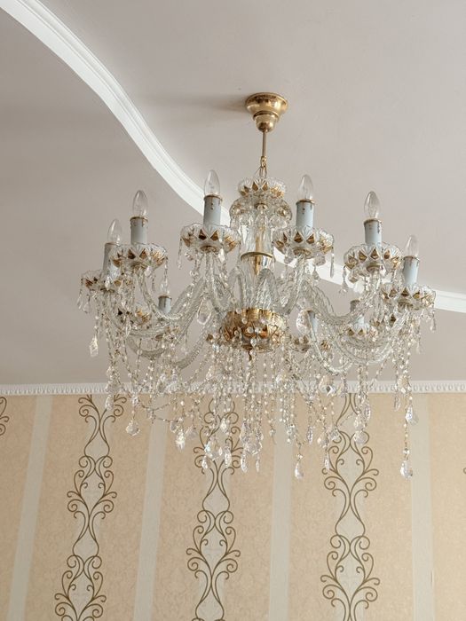 Люстра сатылады хрусталь таза