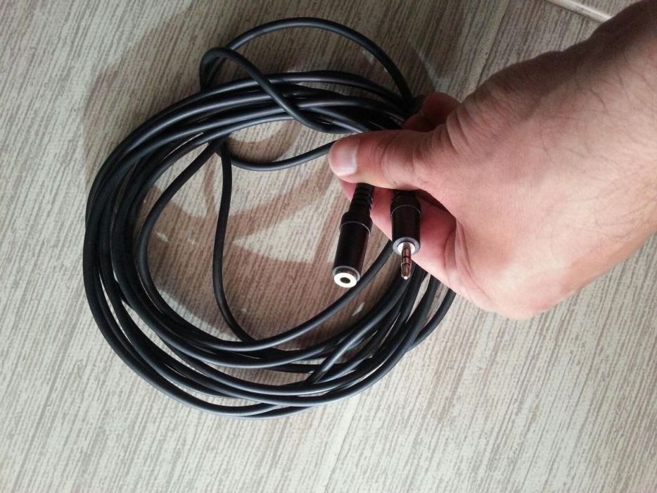 Cablu audio Jack 3.5 mm Male - Jack 3.5 mm Female, 4 metri