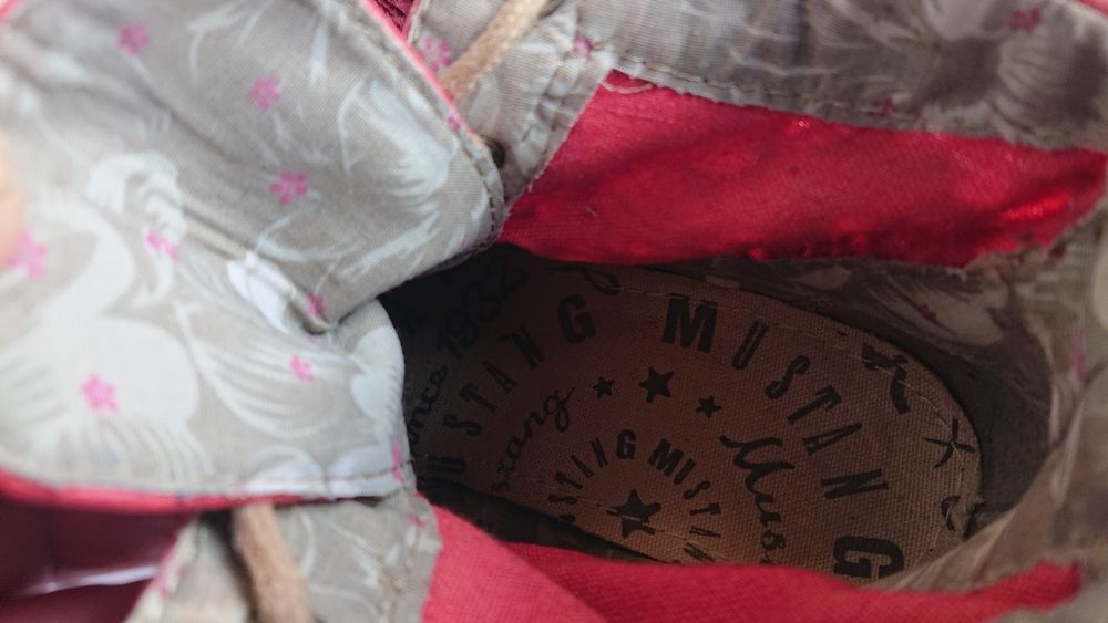 Ghete Mustang 36 piele naturală