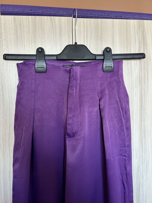 Дамски панталон ZARA – S размер, сатенен