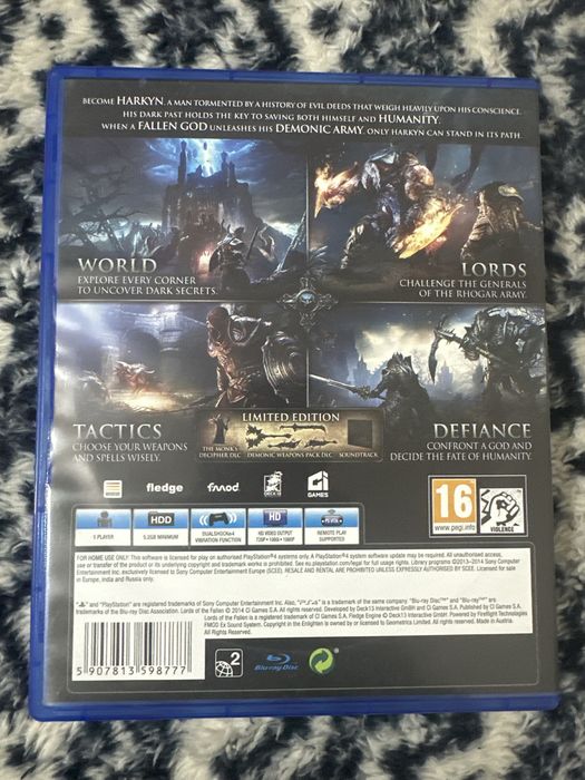 Lord of the Fallen ps4