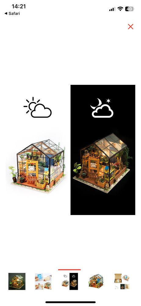 Интерьерный конструктор ROBOTIME CATHY'S FLOWER HOUSE