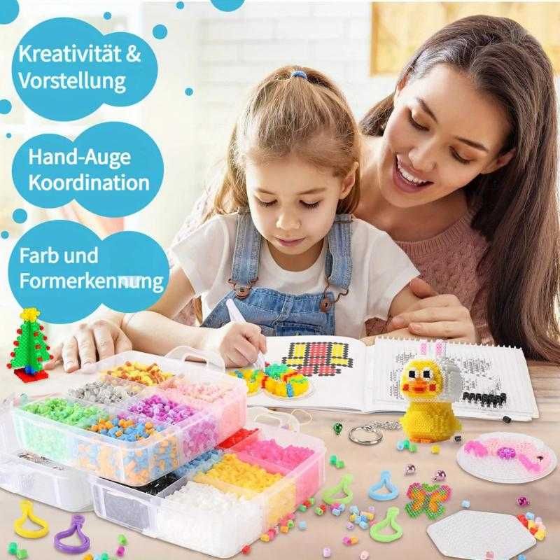 Kit pentru facut bijuterii, 10000 piese, contine instructiuni
