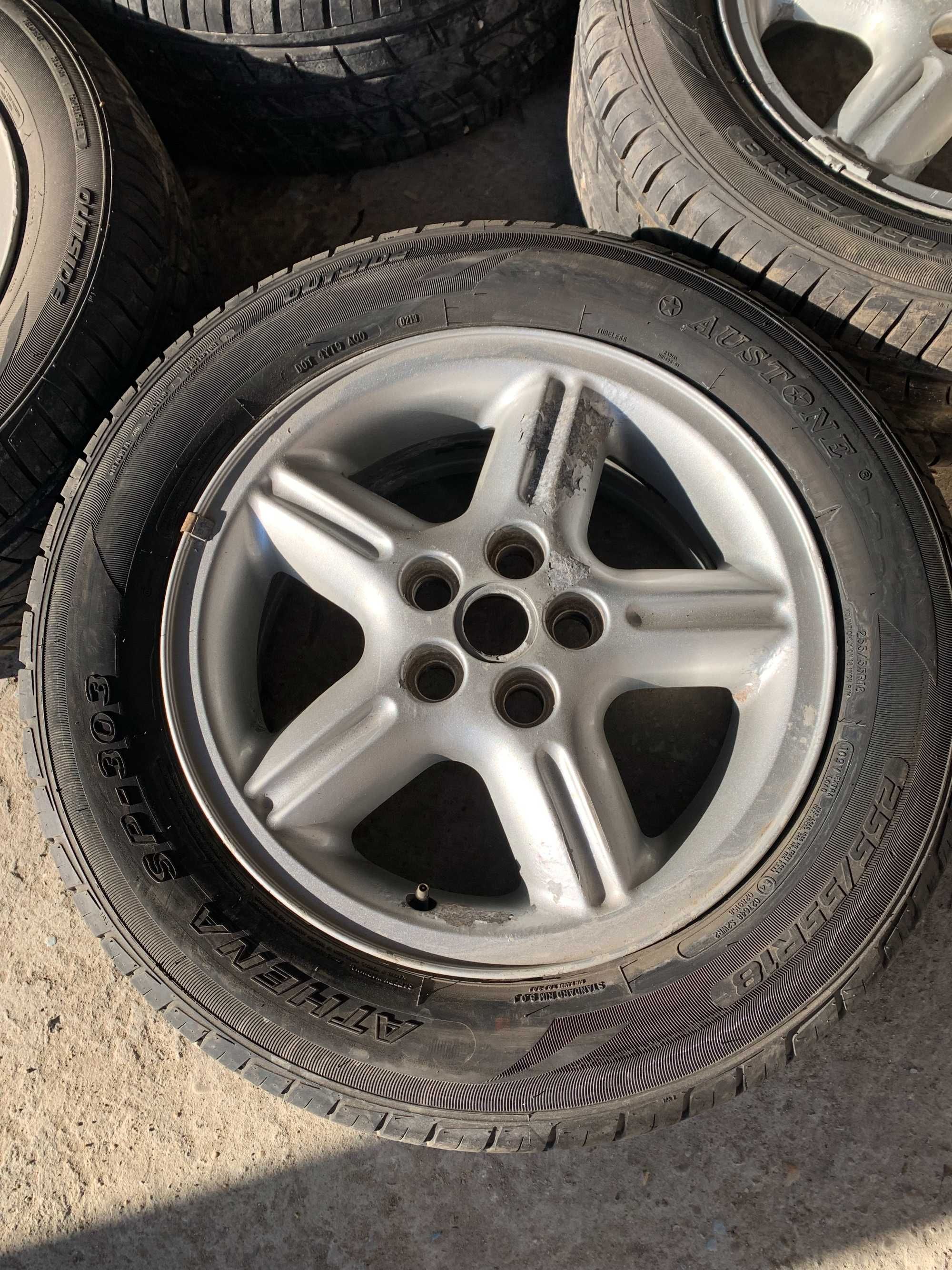 Алуминиеви джанти 18цола за Lend Rover P38 5х120 с гуми 255/55R18