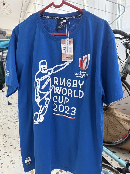 Tricou oficial Cupa Mondiala Rugby Franta 2023 marime XL nou