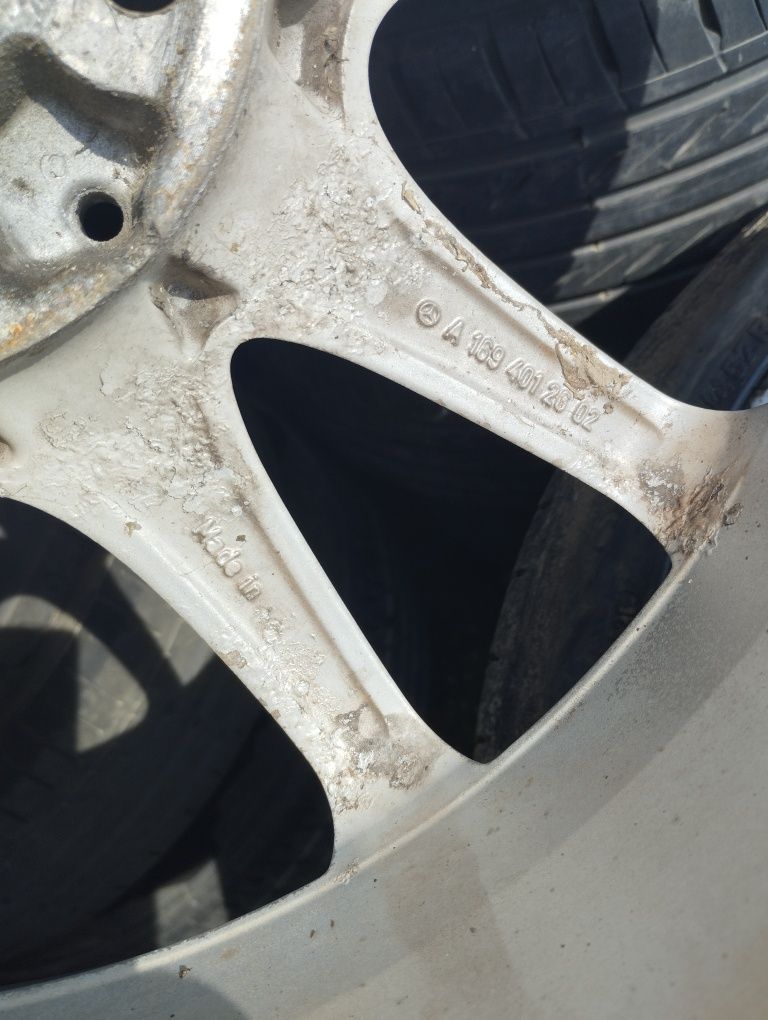 17" Джанти с гуми за Mercedes А класа и Б класа