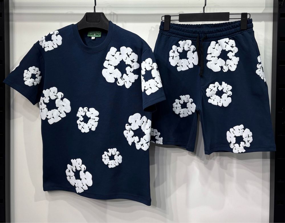 SALE! Denim Tears / Syna World Летни Комплекти Тениска Екипи Nike