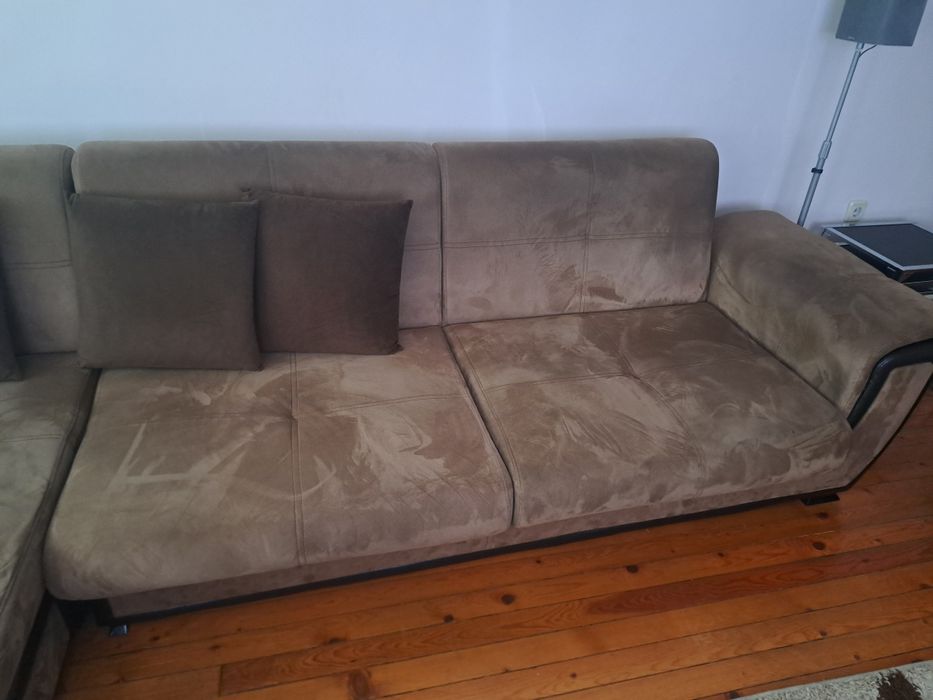 Холов ъглов диван