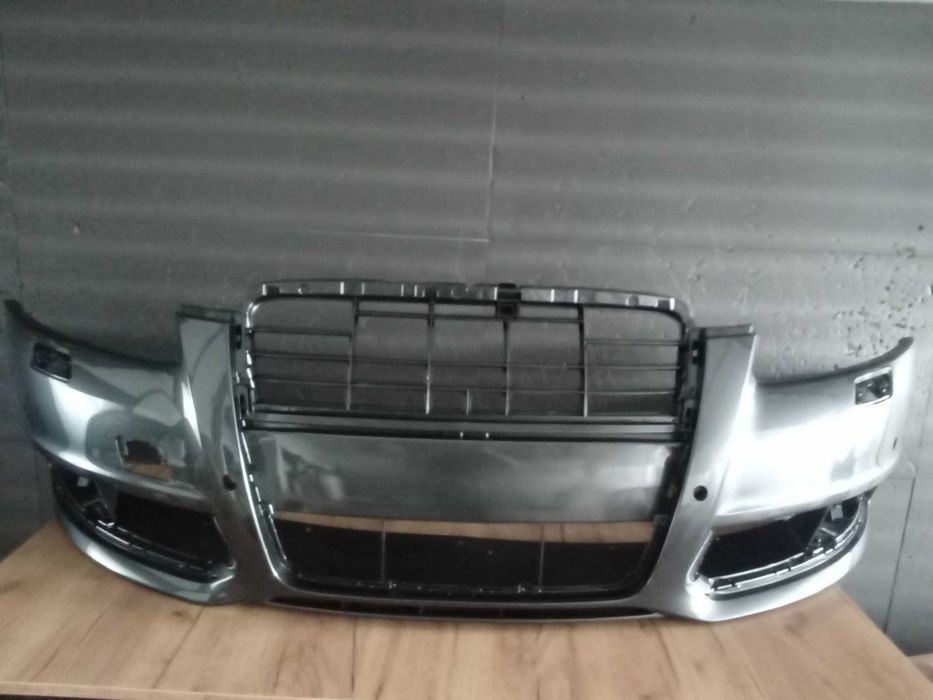 Bara fata Audi A6 C6 Facelift spalator far, senzori LZ7S Gri Daytona