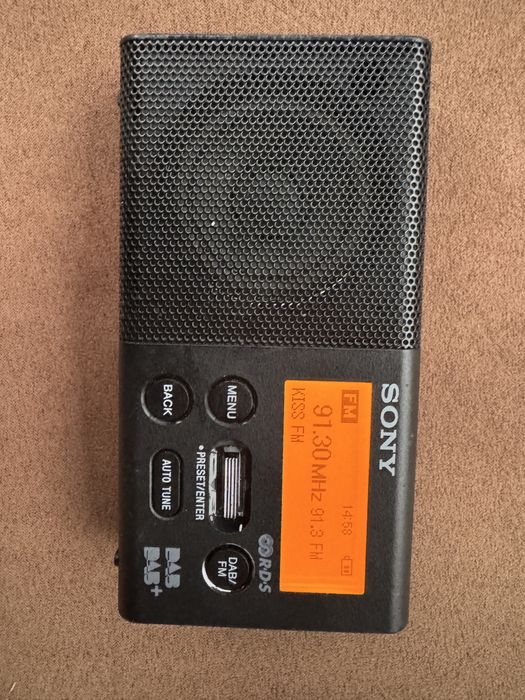 Sony XDR-P1DBP Pocket DAB/DAB+ Radio - Black
