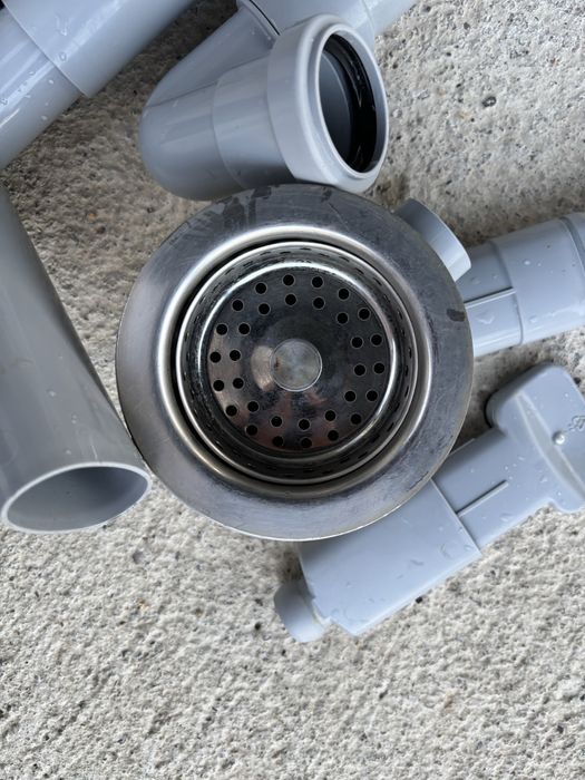 Vand chiuveta inox Ikea Vattufalen cu sifon