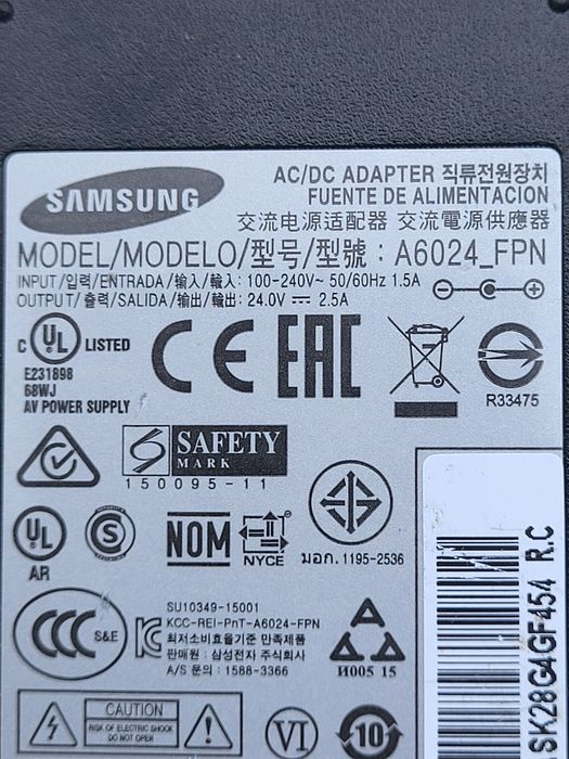 Alimentator Samsung A6024 24V 2,5A 60W mufa cu pin