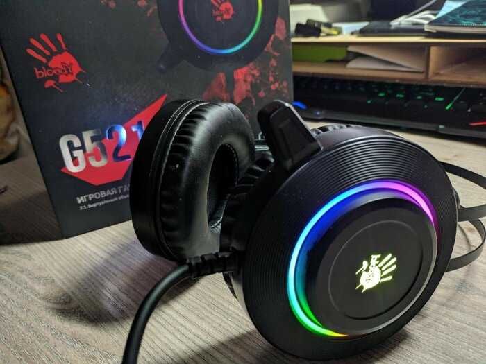 продам новый игровой наушник A4TECH Bloody G521 /Виртуальный звук 7.1