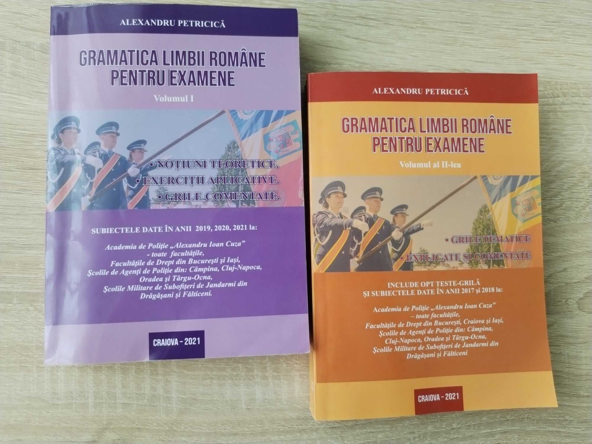 Manuale gramatica limbii romane pentru admitere subofițeri