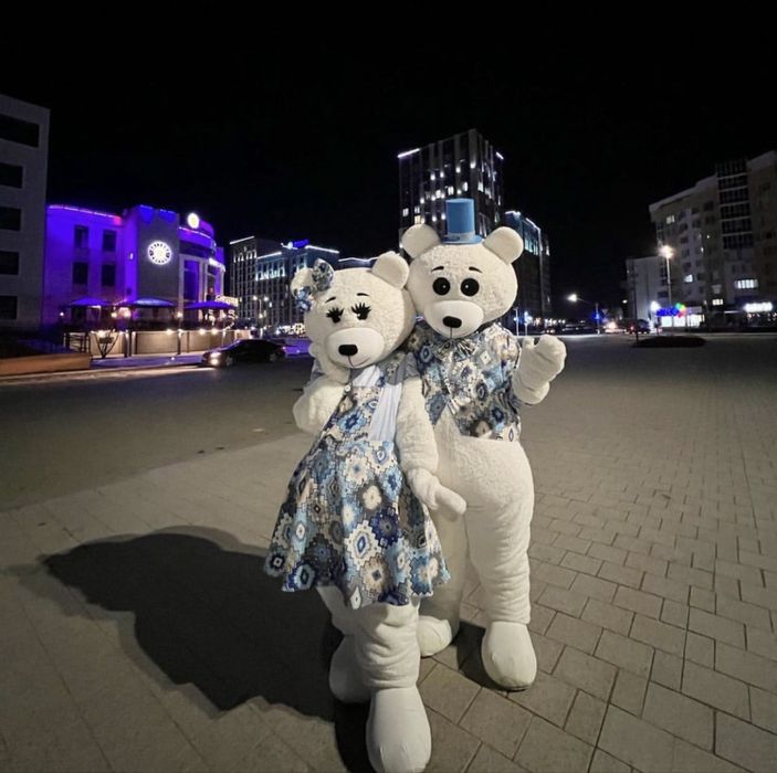 Мишка тедди на пркат