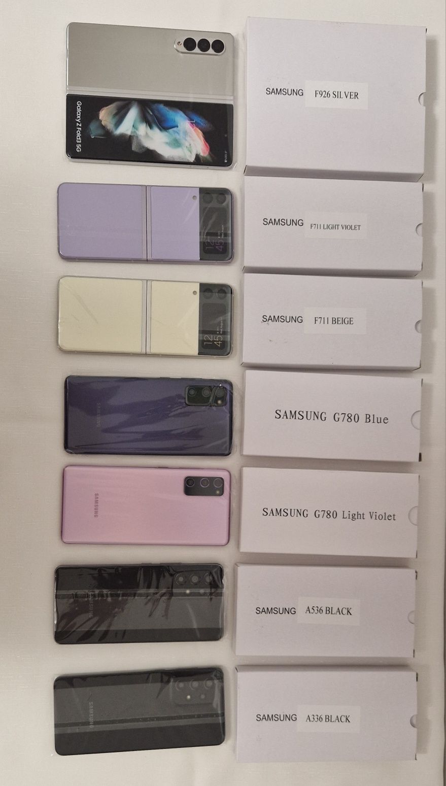 Samsung Galaxy Z Flip3 ,Z Fold 3 Machetă