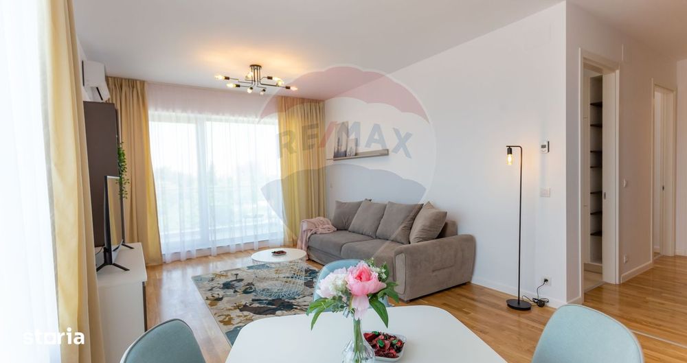 Apartament luminos cu 2 camere si parcare in LUXURIA Domenii Residence