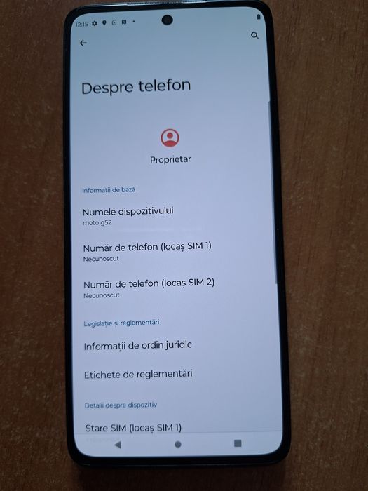 De vânzare motorola G52