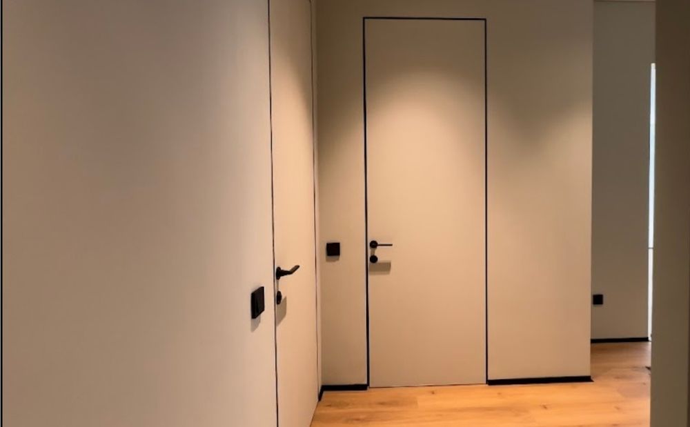 Установка дверей скрытого монтажа