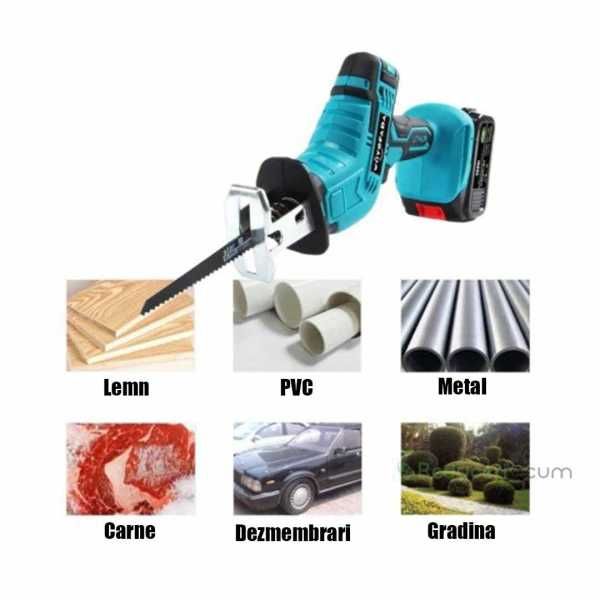 Fierastrau pendular tip sabie LEIH MANN 36 V 100 mm 2 acumulatori