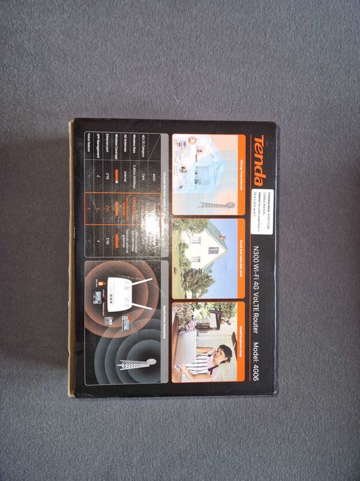 Router Tenda N300 4G VoLTE model 4G06
